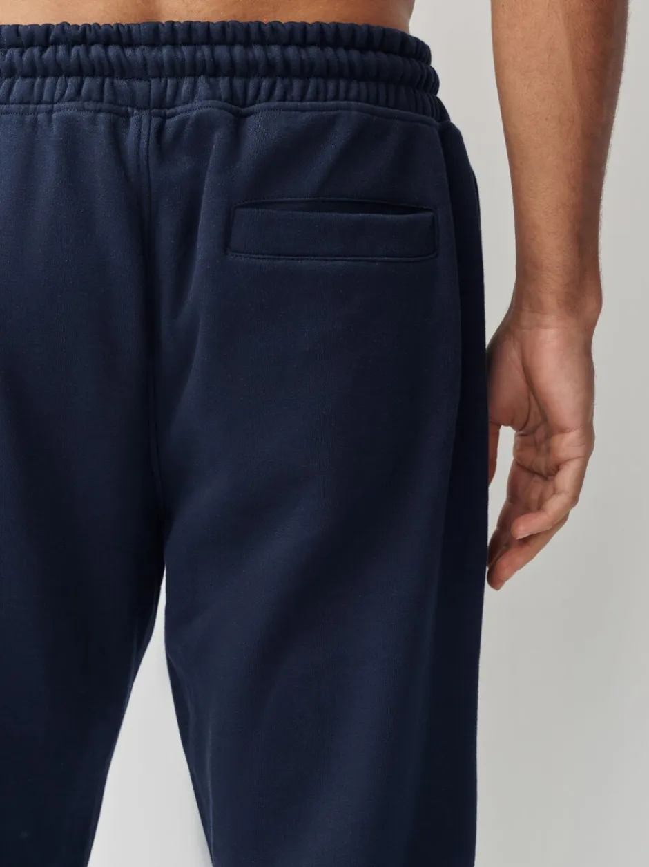 Joggingbroeken|Next - Relaxed fit - Slim Fit Brushback Heavyweight Joggers Donkerblauw