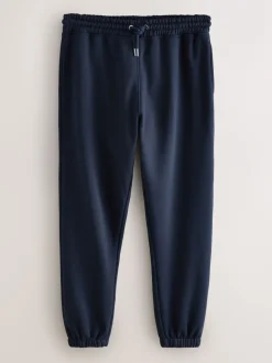 Joggingbroeken|Next - Relaxed fit - Slim Fit Brushback Heavyweight Joggers Donkerblauw