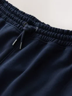 Joggingbroeken|Next - Relaxed fit - Slim Fit Brushback Heavyweight Joggers Donkerblauw