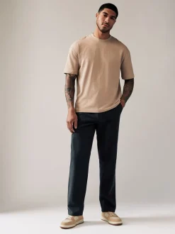 Broeken En Chino's|Next Donkerblauw - Relaxed fit - Stretchy chino