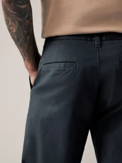 Broeken En Chino's|Next Donkerblauw - Relaxed fit - Stretchy chino
