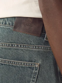 Jeans|Next - Relaxed fit - Vintage wash denim jeans Donkerblauw