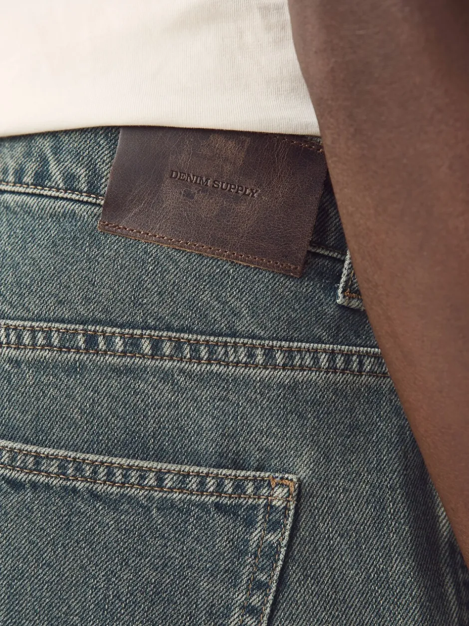 Jeans|Next - Relaxed fit - Vintage wash denim jeans Donkerblauw