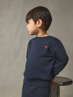 Sets En Combisets|Truien En Breisels|Next Donkerblauw - Set met sweatshirt en joggingbroek (3mnd-7jr)