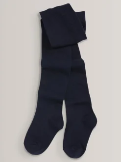 Sokken En Panty's|Sokken En Panty's*Next Donkerblauw - Set van 3 katoenrijke schoolmaillots
