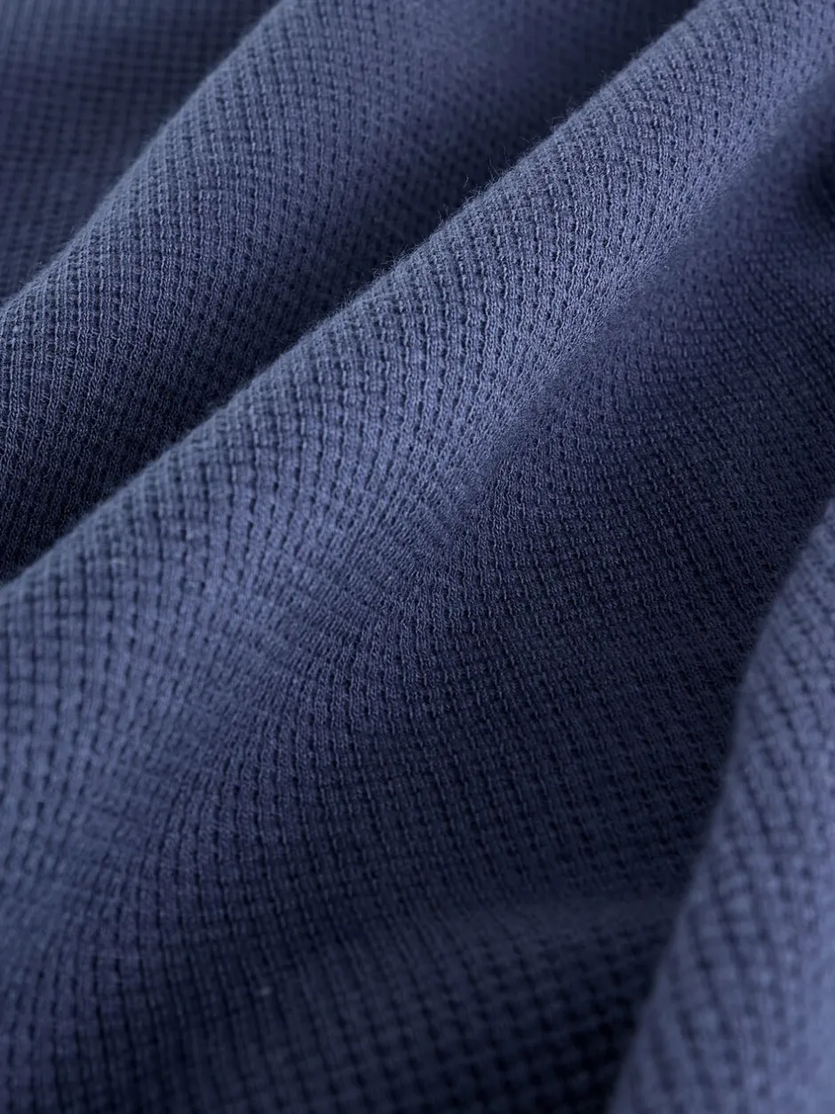 Shorts|Next - Set van T-shirt met textuur en korte mouwen en shorts (3 - 16 jr) Donkerblauw