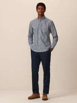 Formele Broek|Next - Slim Fit - 2 Modieuze broeken zonder bandplooi Donkerblauw