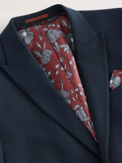 Blazers En Business-Jasjes|Pakken*Next - Slim Fit - Kostuum met twee knopen: colbert Donkerblauw
