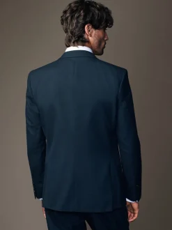 Blazers En Business-Jasjes|Pakken*Next - Slim Fit - Kostuum met twee knopen: colbert Donkerblauw