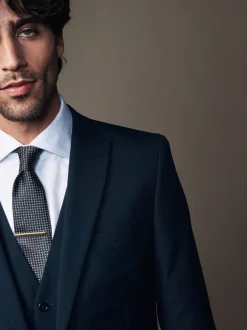 Blazers En Business-Jasjes|Pakken*Next - Slim Fit - Kostuum met twee knopen: colbert Donkerblauw