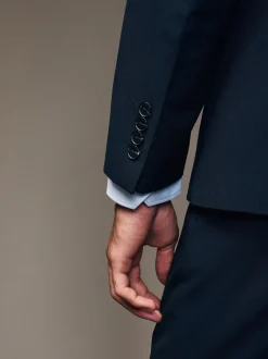 Blazers En Business-Jasjes|Pakken*Next - Slim Fit - Kostuum met twee knopen: colbert Donkerblauw