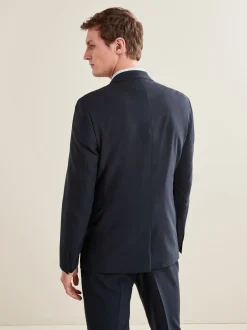 Blazers En Business-Jasjes|Pakken|Next - Slim Fit - Must-have kostuum: colbert Donkerblauw