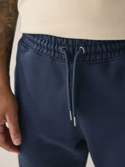 Joggingbroeken|Next - Slim Fit - Slim Fit Brushback Heavyweight Joggers Donkerblauw