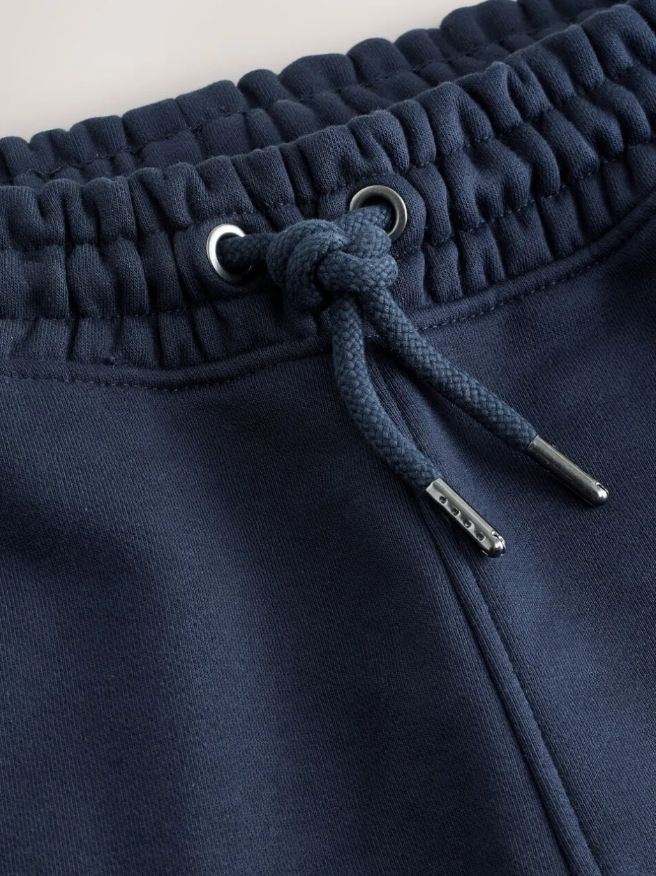 Joggingbroeken|Next - Slim Fit - Slim Fit Brushback Heavyweight Joggers Donkerblauw
