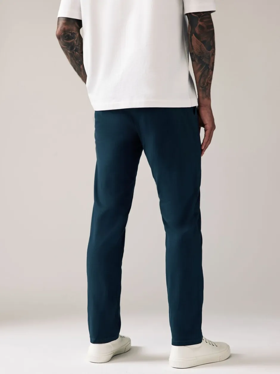 Broeken En Chino's*Next Donkerblauw - Slim Fit - Stretchy chino
