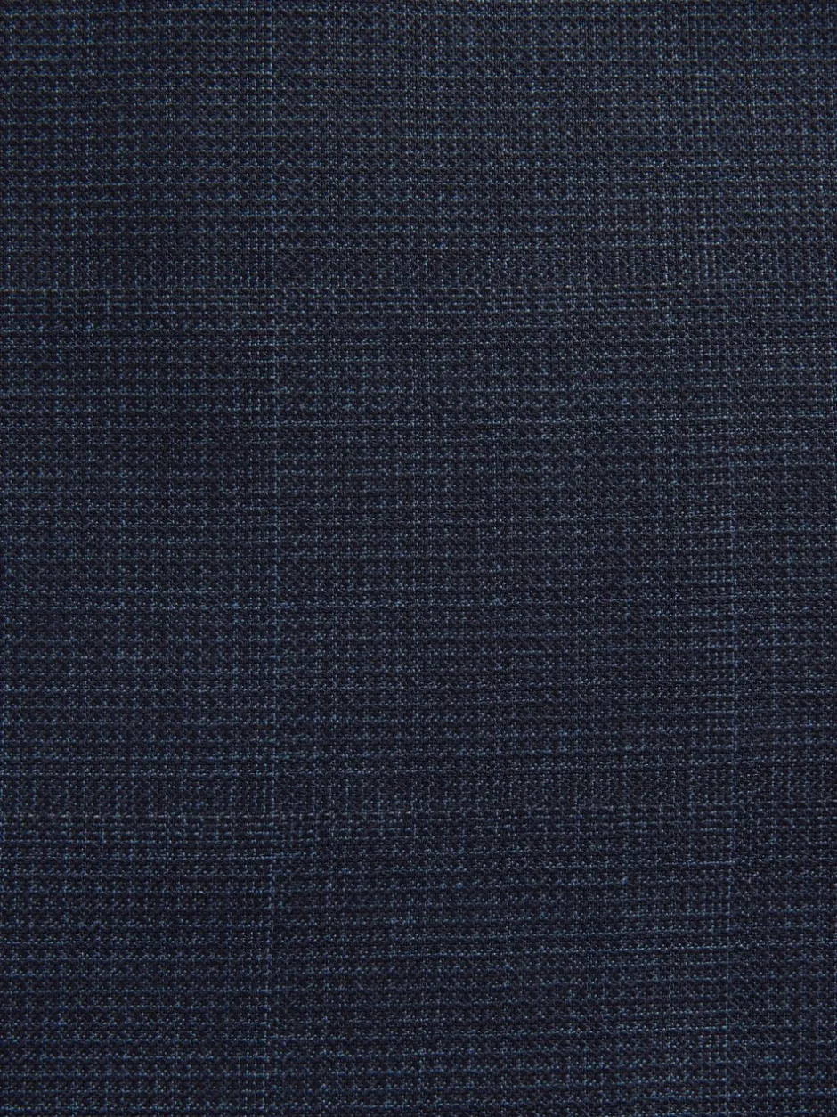 Blazers En Business-Jasjes|Pakken|Next Donkerblauw - Slim-fit Signature Marzotto 100% Italiaans wollen geruit colbert