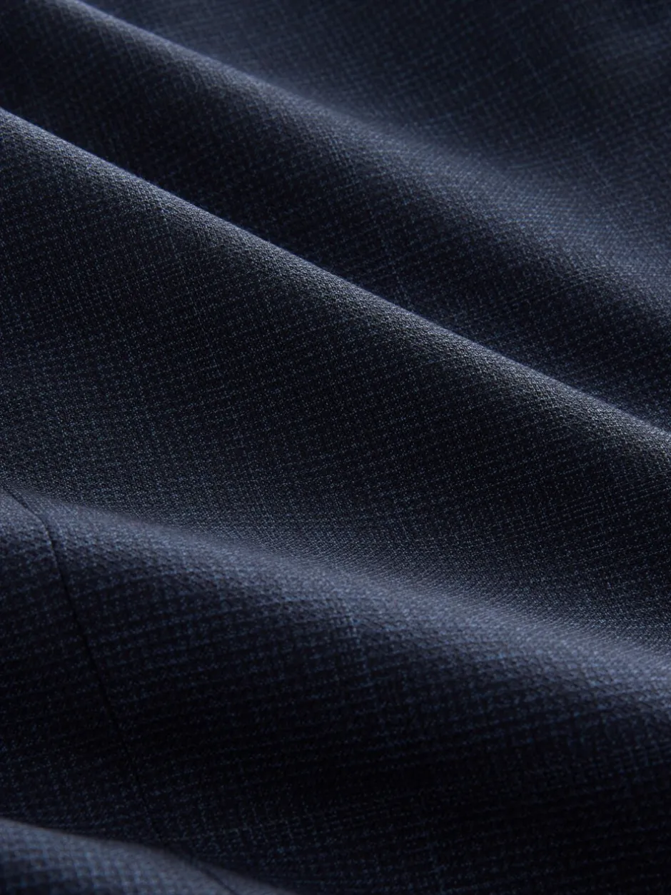 Blazers En Business-Jasjes|Pakken|Next Donkerblauw - Slim-fit Signature Marzotto 100% Italiaans wollen geruit colbert