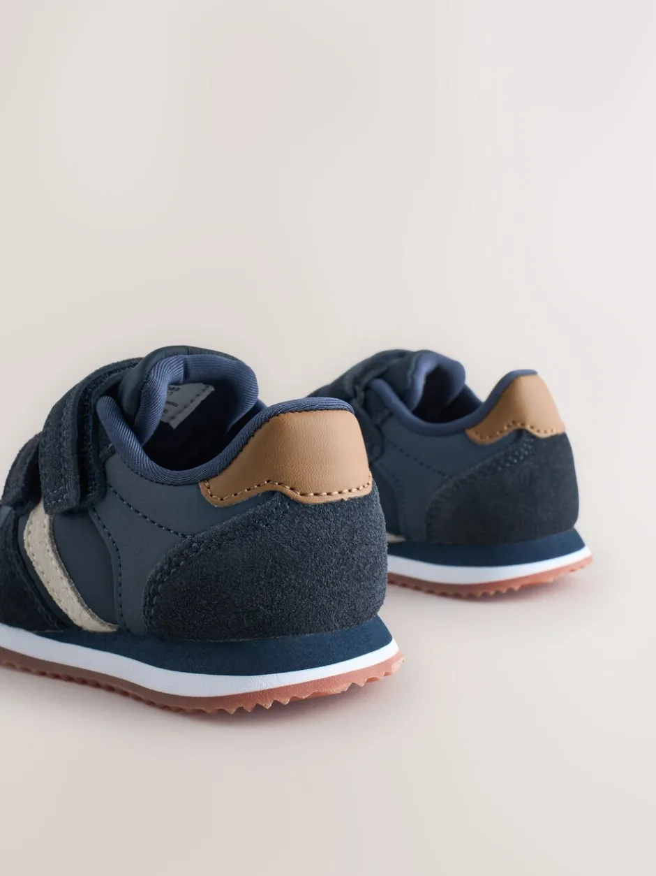 Babyschoenen*Next - Sneakers met twee klittenbandjes Donkerblauw