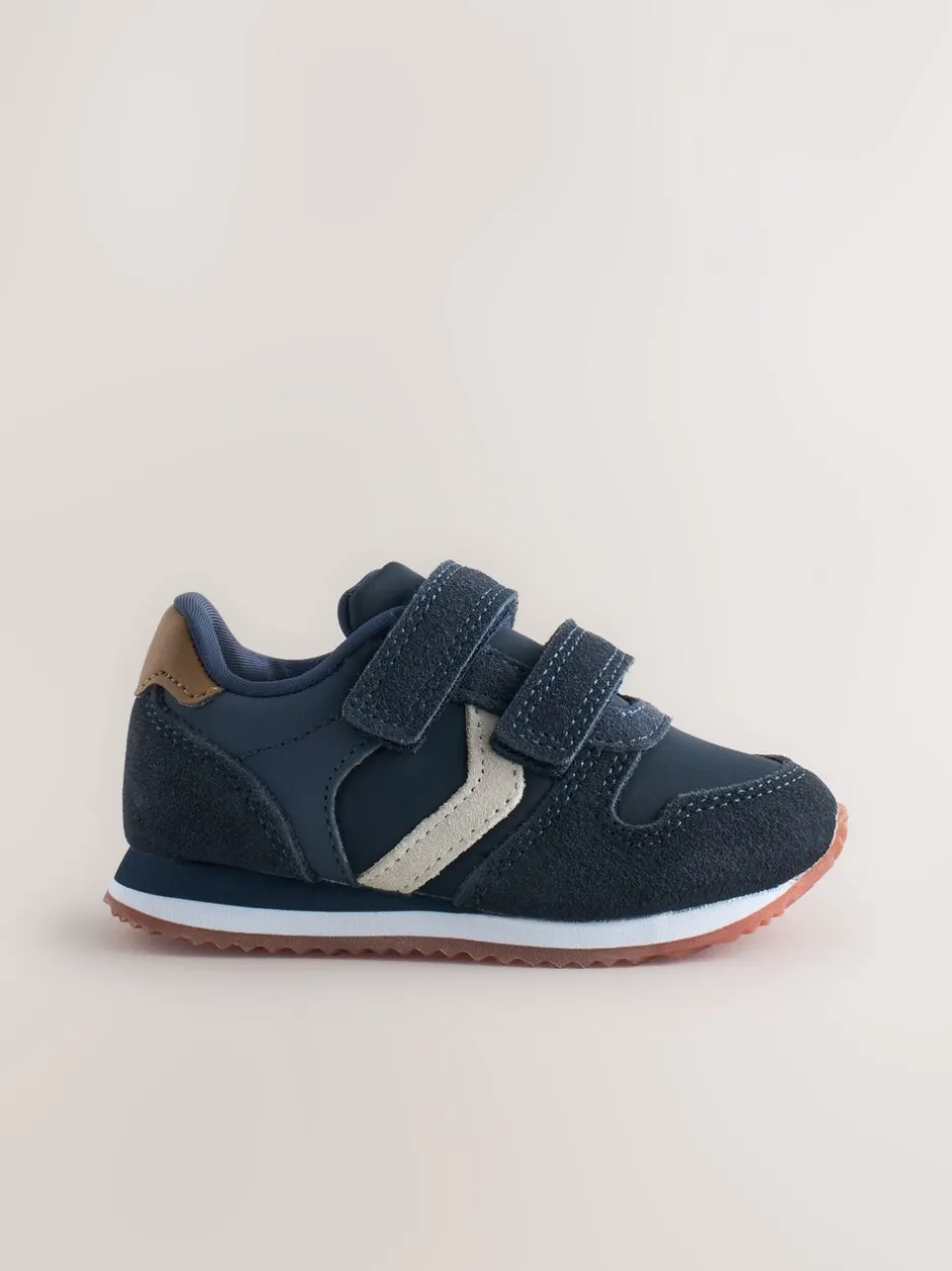 Babyschoenen|Next Donkerblauw - Sneakers met twee klittenbandjes