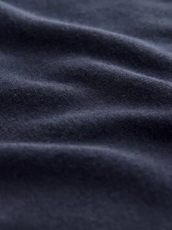 Gebreide Kleding|Next Donkerblauw - Soft Touch Ronde hals Katoen Rijke Trui