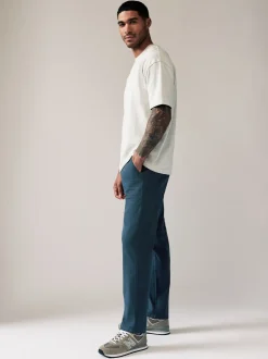 Broeken En Chino's|Next Donkerblauw - Straight fit - Stretchy chino