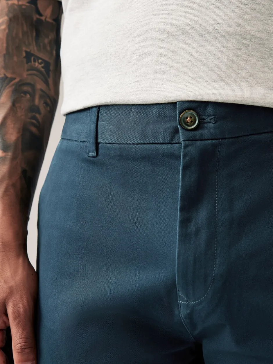 Broeken En Chino's|Next Donkerblauw - Straight fit - Stretchy chino
