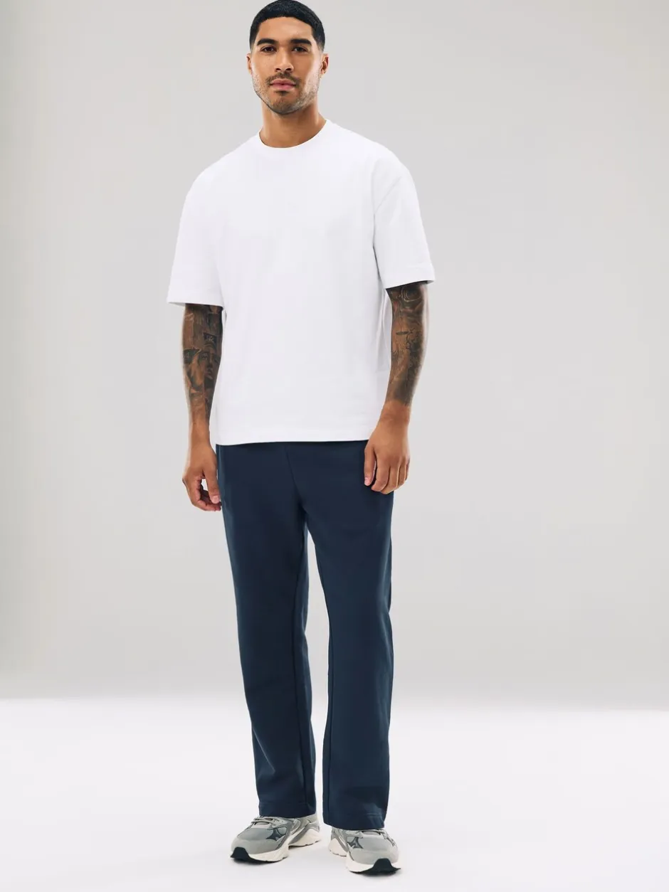Joggingbroeken*Next Donkerblauw - Straight fit - Relaxed Fit Brushback Heavyweight Joggers