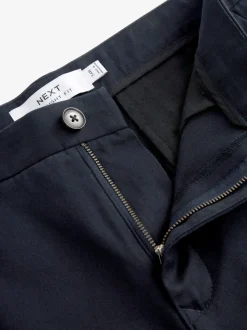 Broeken En Chino's*Next - Straight-fit chino van 100% katoen Donkerblauw