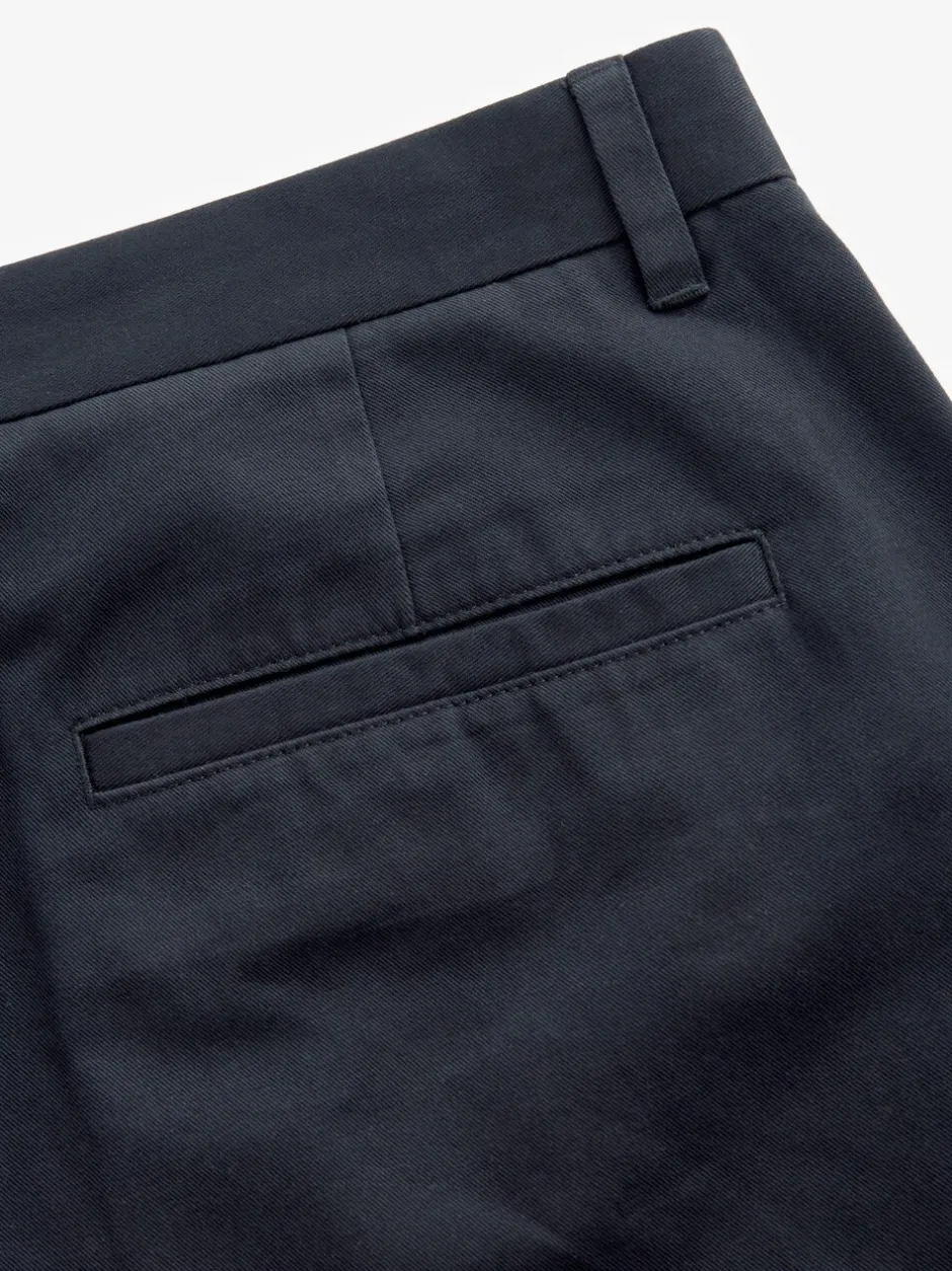 Broeken En Chino's*Next - Straight-fit chino van 100% katoen Donkerblauw