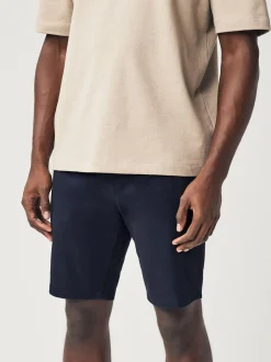 Shorts*Next - Strakke Pasvorm - Chinoshort met stretch Donkerblauw