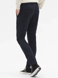 Broeken En Chino's|Gap - Strakke Pasvorm - stretch must-have chinobroek Donkerblauw