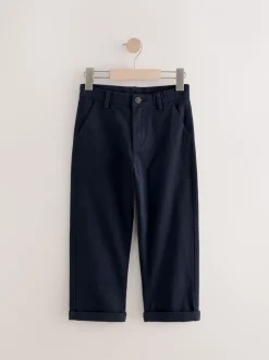Broeken En Chino's*Next - Stretchy chino's (3-17jr) Donkerblauw