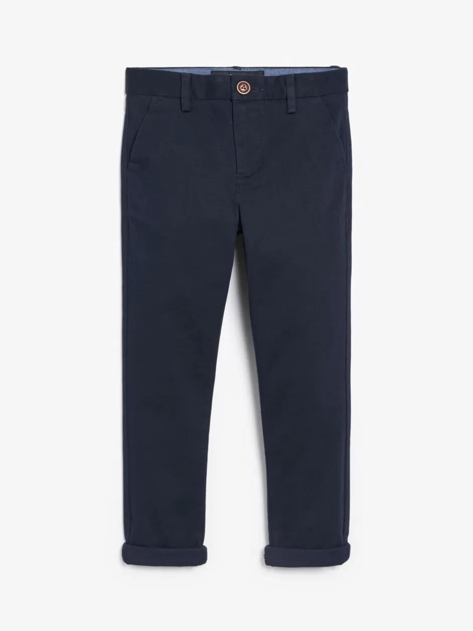 Broeken En Chino's*Next Donkerblauw - Stretchy chino's (3-17jr)