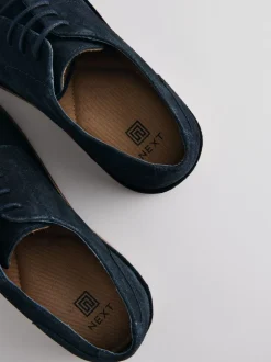 Schoenen|Next - Suède desertschoenen Donkerblauw