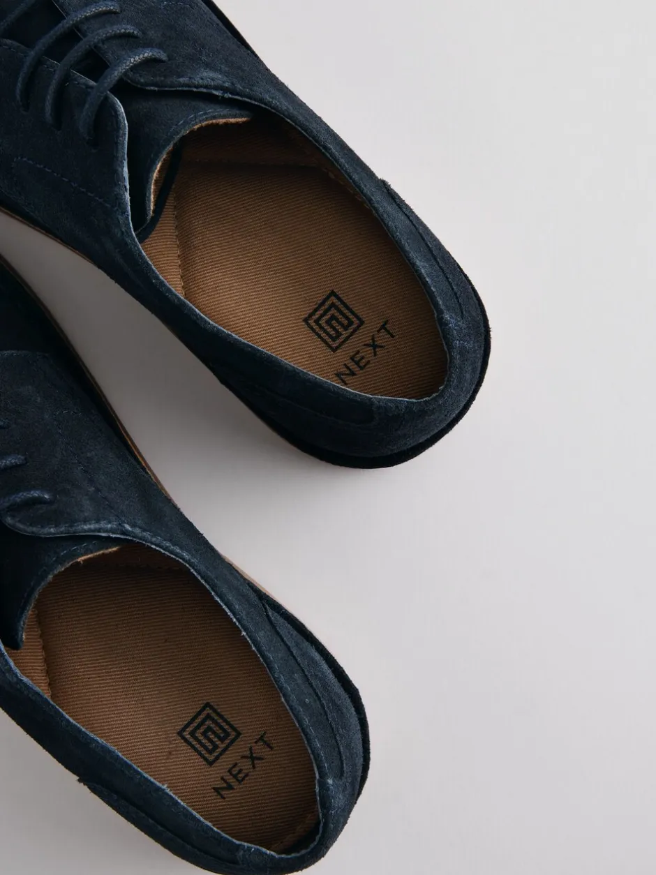Schoenen|Next - Suède desertschoenen Donkerblauw