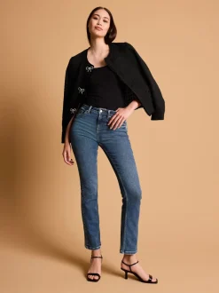 Jeans|Next Donkerblauw - Superzachte bootcut-jeans