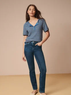 Jeans|Next - Superzachte slim-fit jeans Donkerblauw