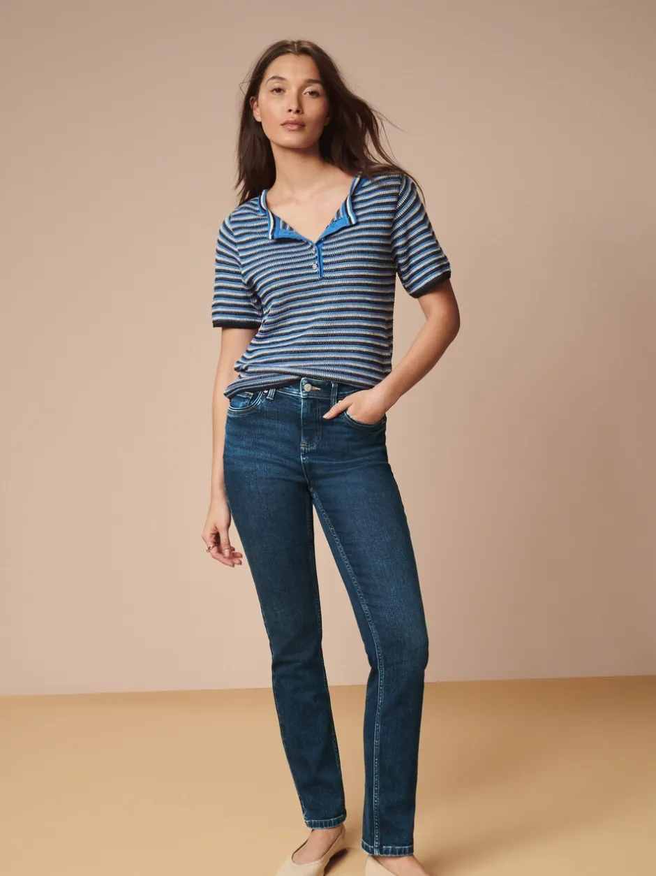 Jeans|Next - Superzachte slim-fit jeans Donkerblauw