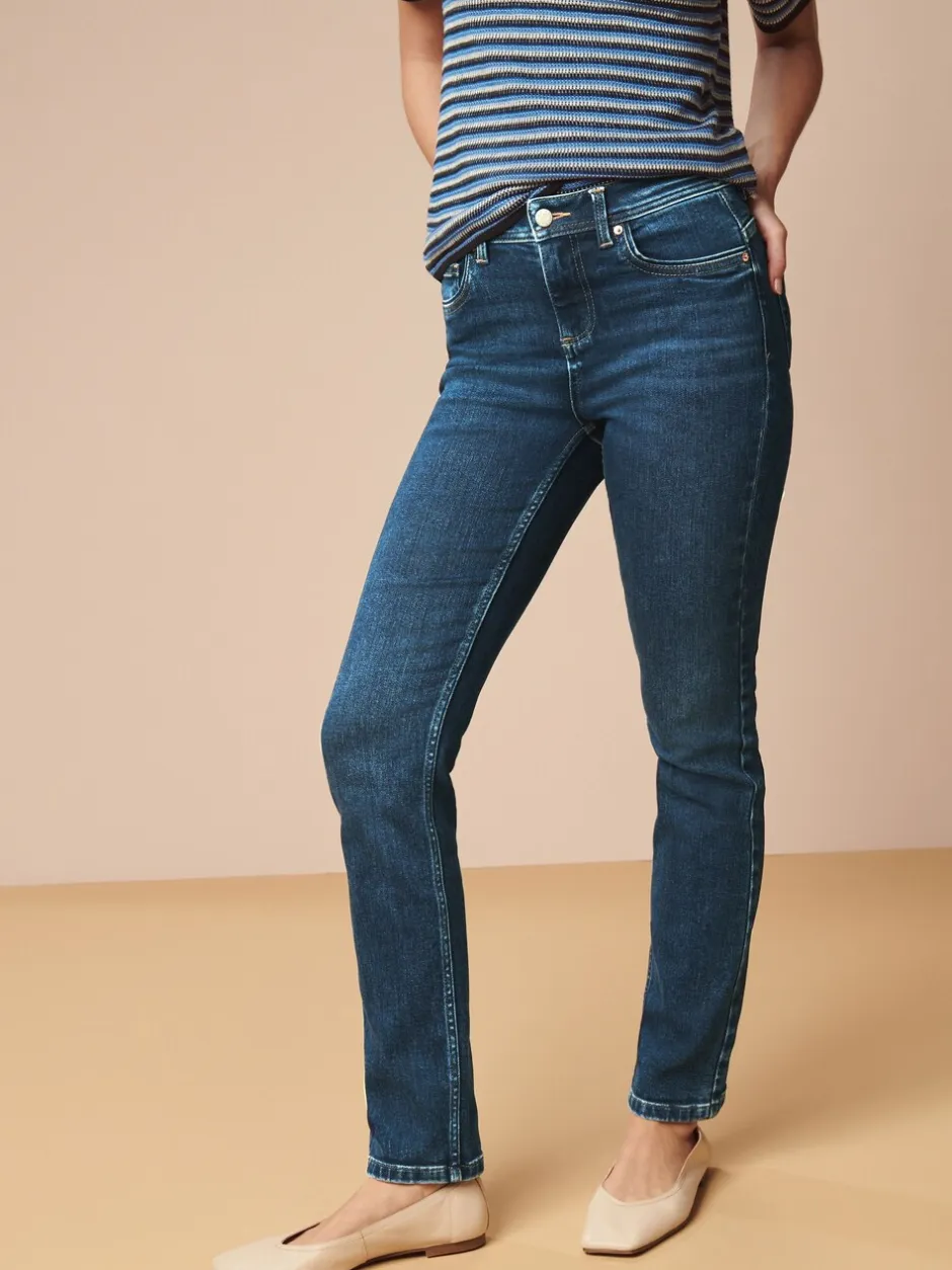 Jeans|Next - Superzachte slim-fit jeans Donkerblauw