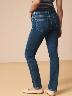 Jeans|Next - Superzachte slim-fit jeans Donkerblauw