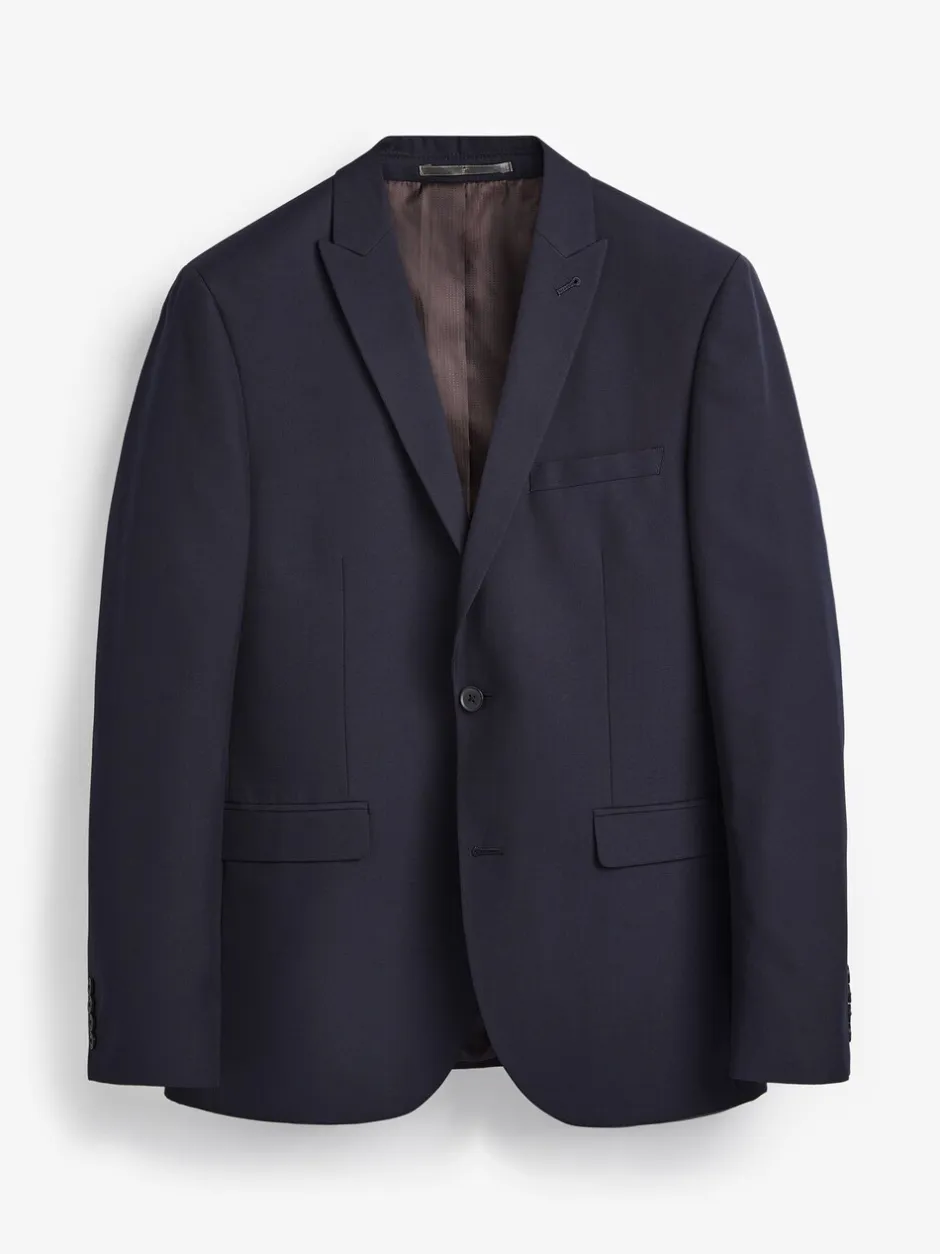 Blazers En Business-Jasjes|Pakken*Next - Tailored fit - Kostuum met twee knopen: colbert Donkerblauw