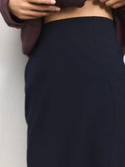 Kostuums En Werkkleding*Next - Tailored Pencil Skirt With Wool Donkerblauw
