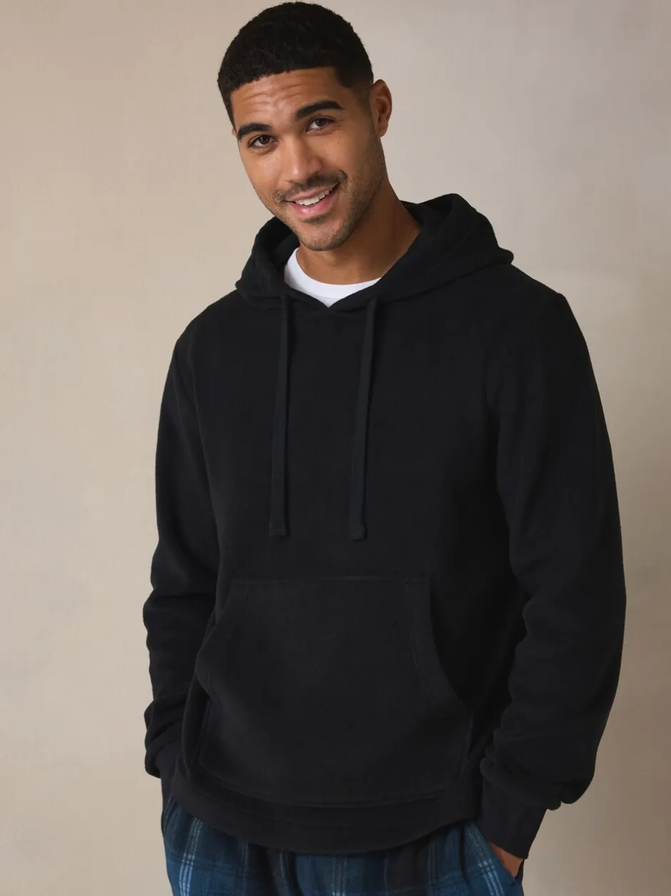 Pyjama's|Next Donkerblauw - Thermal Fleece Bottoms Long Sleeve Hoodies Set