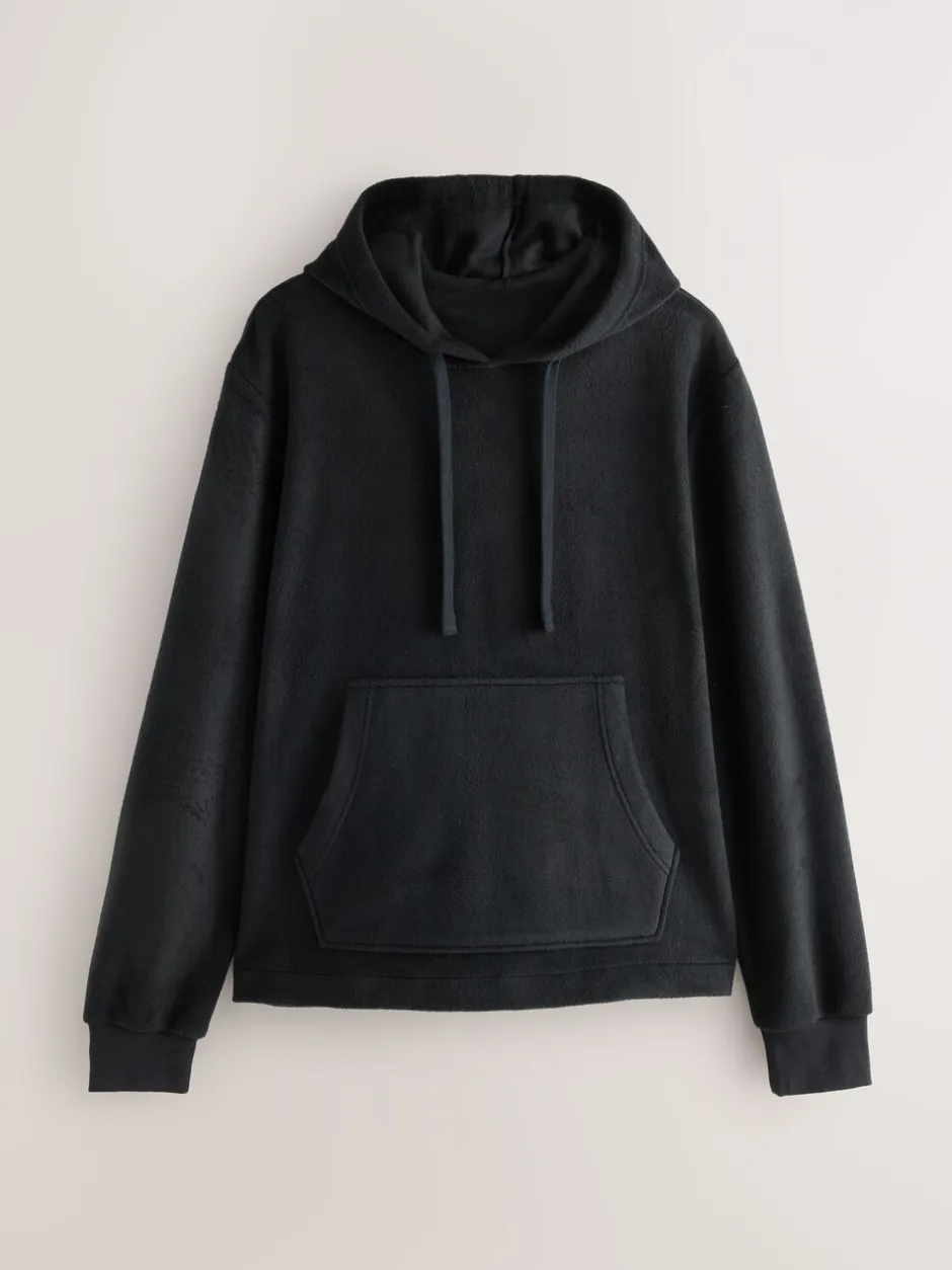Pyjama's|Next Donkerblauw - Thermal Fleece Bottoms Long Sleeve Hoodies Set