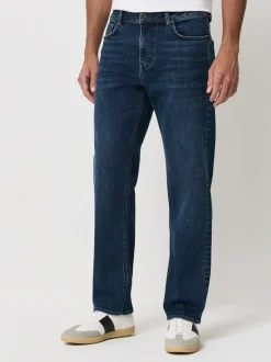 Jeans|Next Donkerblauw - ThermoGen - Straight fit - Motionflex jeans