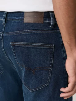 Jeans|Next Donkerblauw - ThermoGen - Straight fit - Motionflex jeans