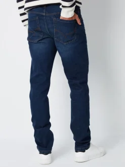 Jeans|Threadbare Donkerblauw - - Slim-fit jeans met stretch