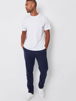 Joggingbroeken|Threadbare - joggingbroek met rechte pijpen Donkerblauw