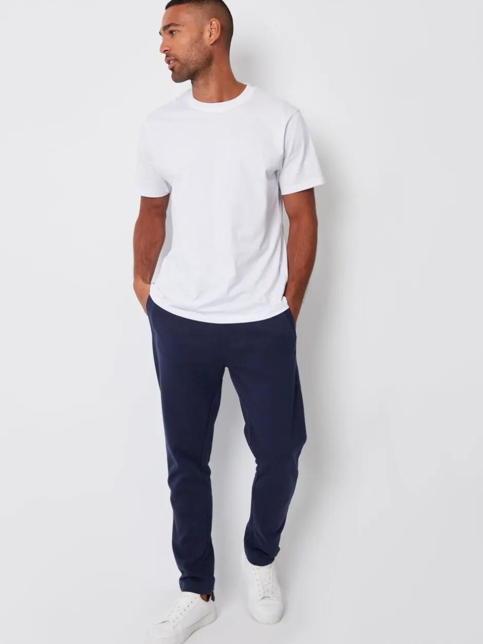 Joggingbroeken|Threadbare - joggingbroek met rechte pijpen Donkerblauw