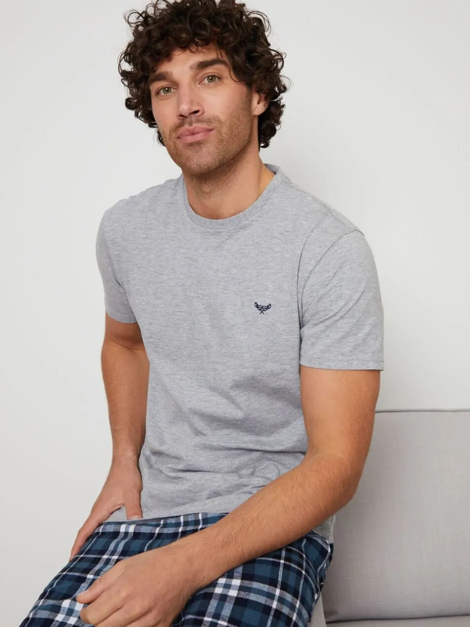 Pyjama's|Loungewear*Threadbare Donkerblauw - pyjamaset